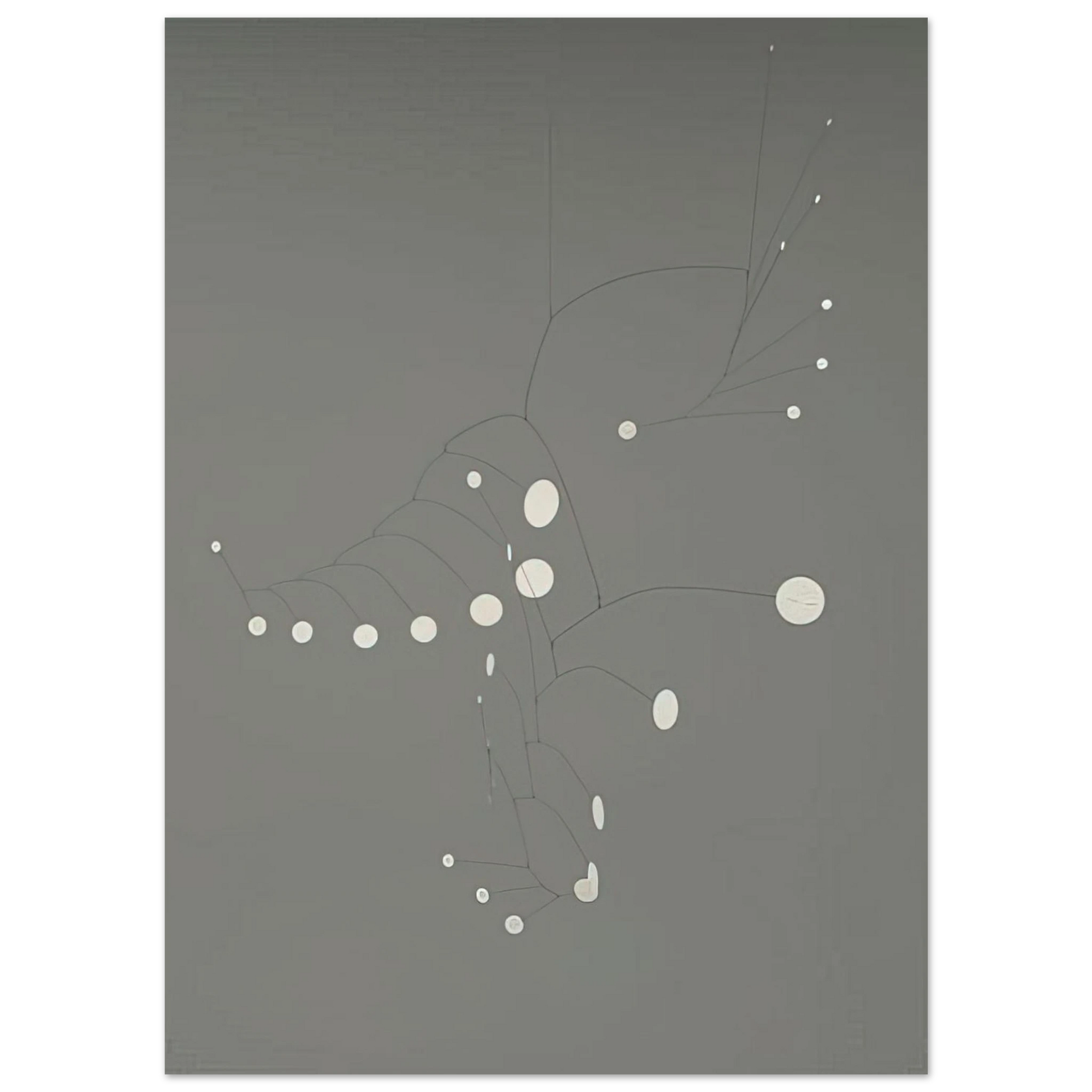 Alexander Calder - SNOW FLURRY 1948 Fine Art Poster - 40x60 cm / 16x24 inches