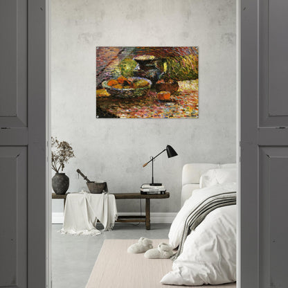 STILL LIFE WITH PITCHER AND FRUIT - Henri Matisse Acrylic Print - 70x100 cm / 28x40″ inches