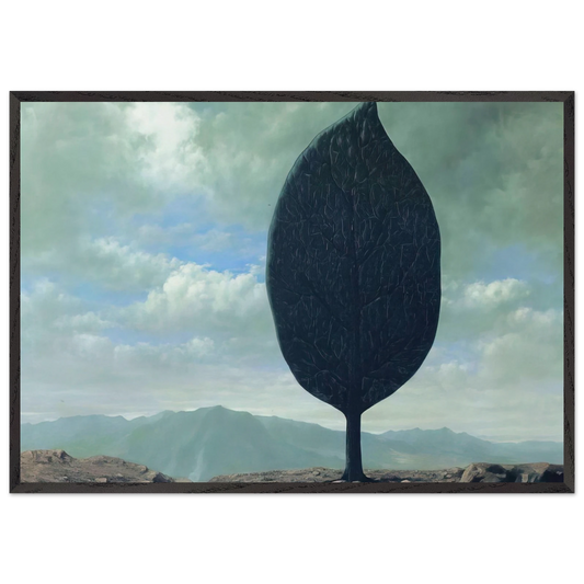 PLAIN OF AIR 1940 - Rene Magritte Framed Art Print – Black Wooden Frame - Default Title - -Framed Art Print