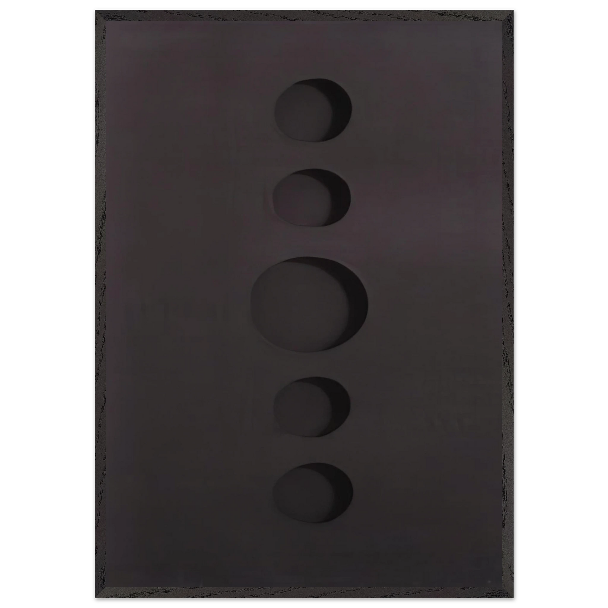 Volume - 1958 - Dadamaino Framed Art Print – Black Wooden Frame - Default Title - -Framed Art Print