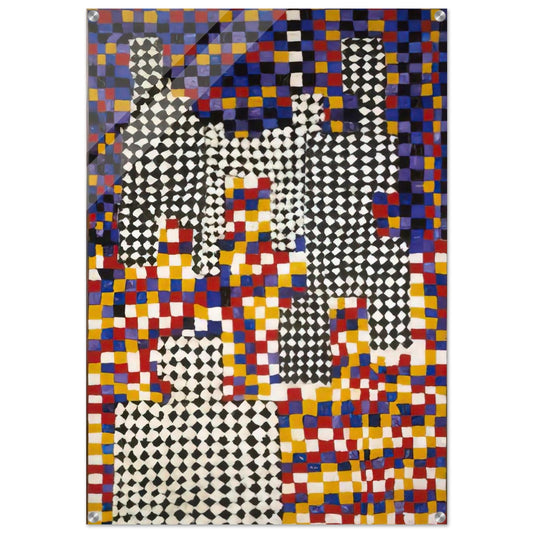 Family Portrait - 1958 - Alfred Jensen Acrylic Print - 70x100 cm / 28x40″ inches | Alfred Jensen Wall Art | Alfred Jensen Prints