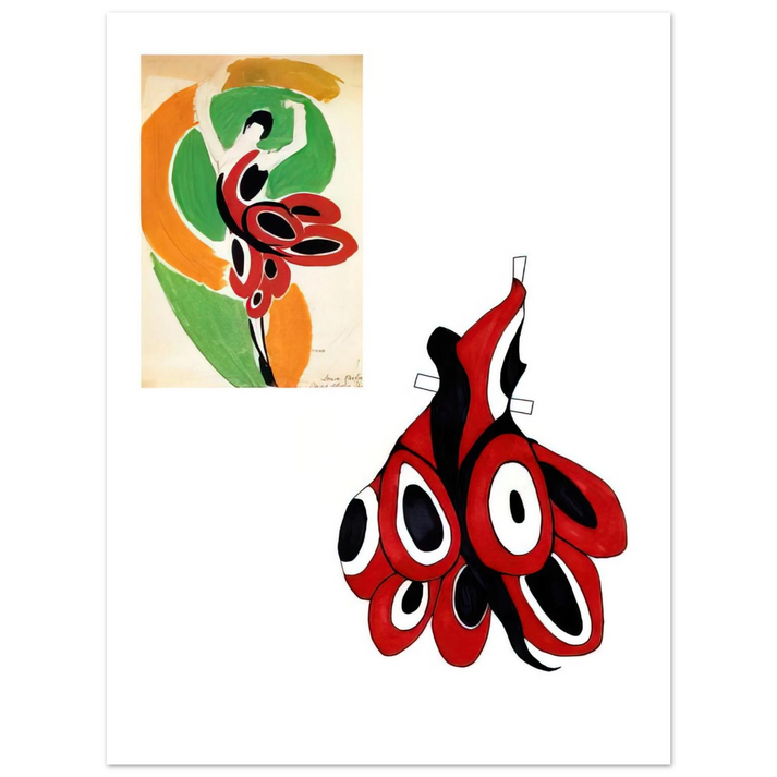 Sonia Delaunay - FASHION ILLUSTRATION 6  75x100 cm / 30x40inches Fine Art Poster