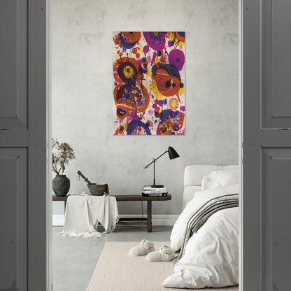 Untitled  from Pasadena Box   Lembark L57  - Sam Francis Brushed Aluminum Print - 70x100 cm / 28x40 inches | Sam Francis Aluminum Print | Sam Francis Prints