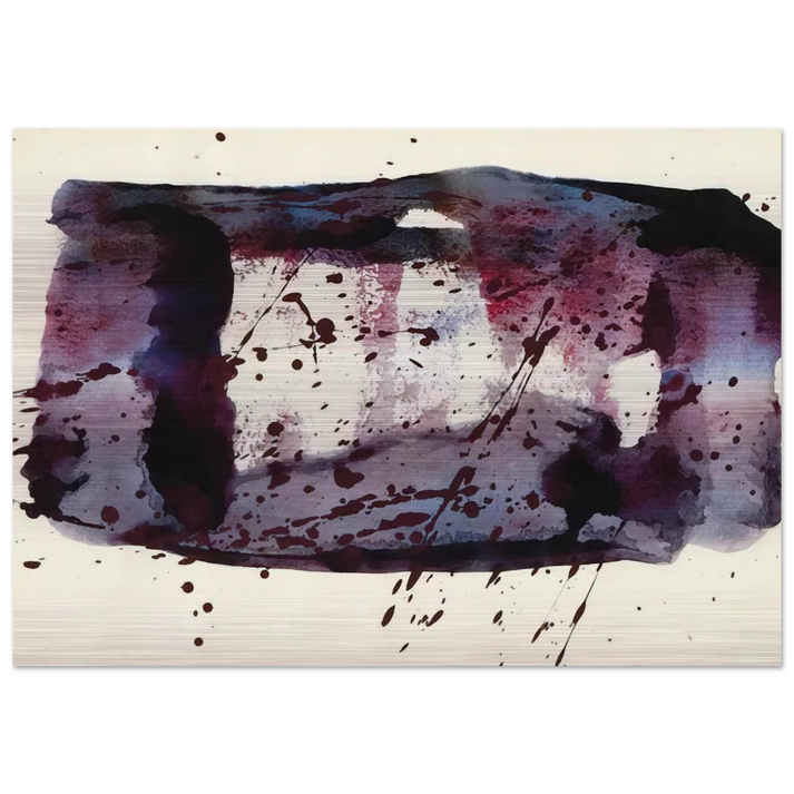 Untitled  SF76-176  - Sam Francis Brushed Aluminum Print - 70x100 cm / 28x40 inches | Sam Francis Aluminum Print | Sam Francis Prints