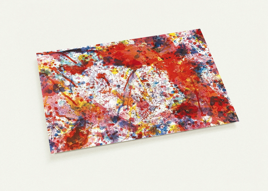 And Pink By Sam Francis Pack of 10 Post Cards | Sam Francis Post Cards | A6 (10.5 x 14.8 cm) - 4.1 x 5.8 inches