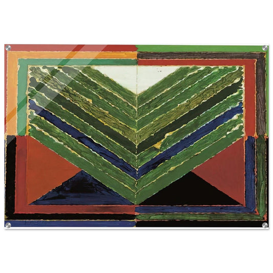 L'Arbre - Abstract Art - S. H. Raza Acrylic Print - 70x100 cm / 28x40″ inches | S. H. Raza Wall Art | S. H. Raza Prints