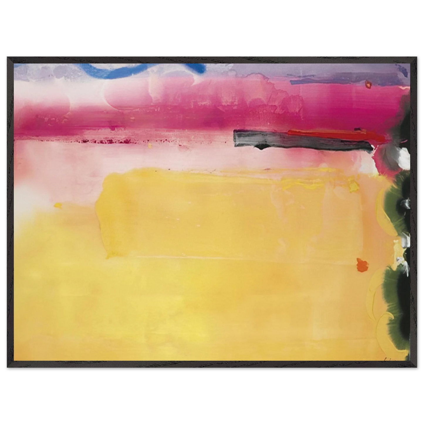 Helen Frankenthaler - Black-Eyed Susan - 1988 Wall art - 60x80 cm / 24x32 inches - Fine Art Poster - -