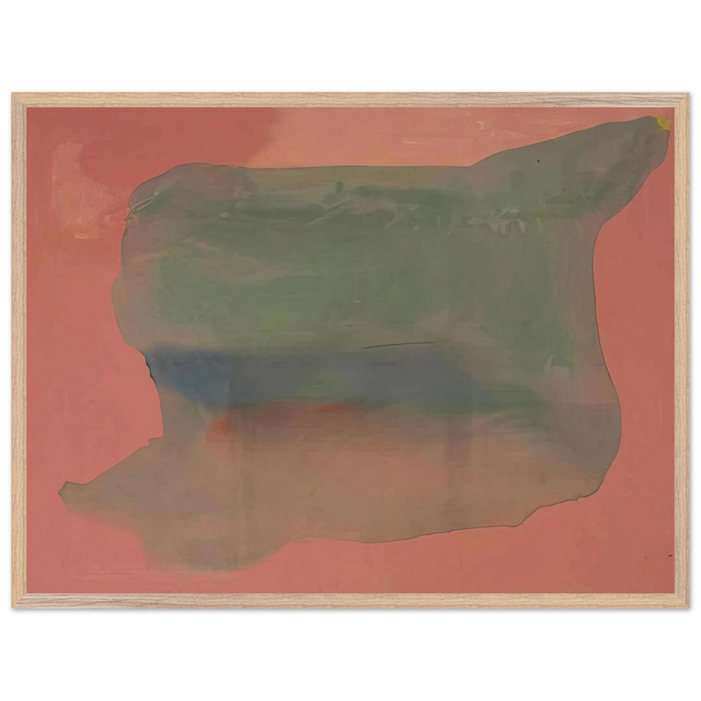 Helen Frankenthaler - Yearning - 1973 Wall art - A1 (59.4 x 84.1  cm) - Premium Wooden Framed Poster With Fine Art Paper - Wood frame