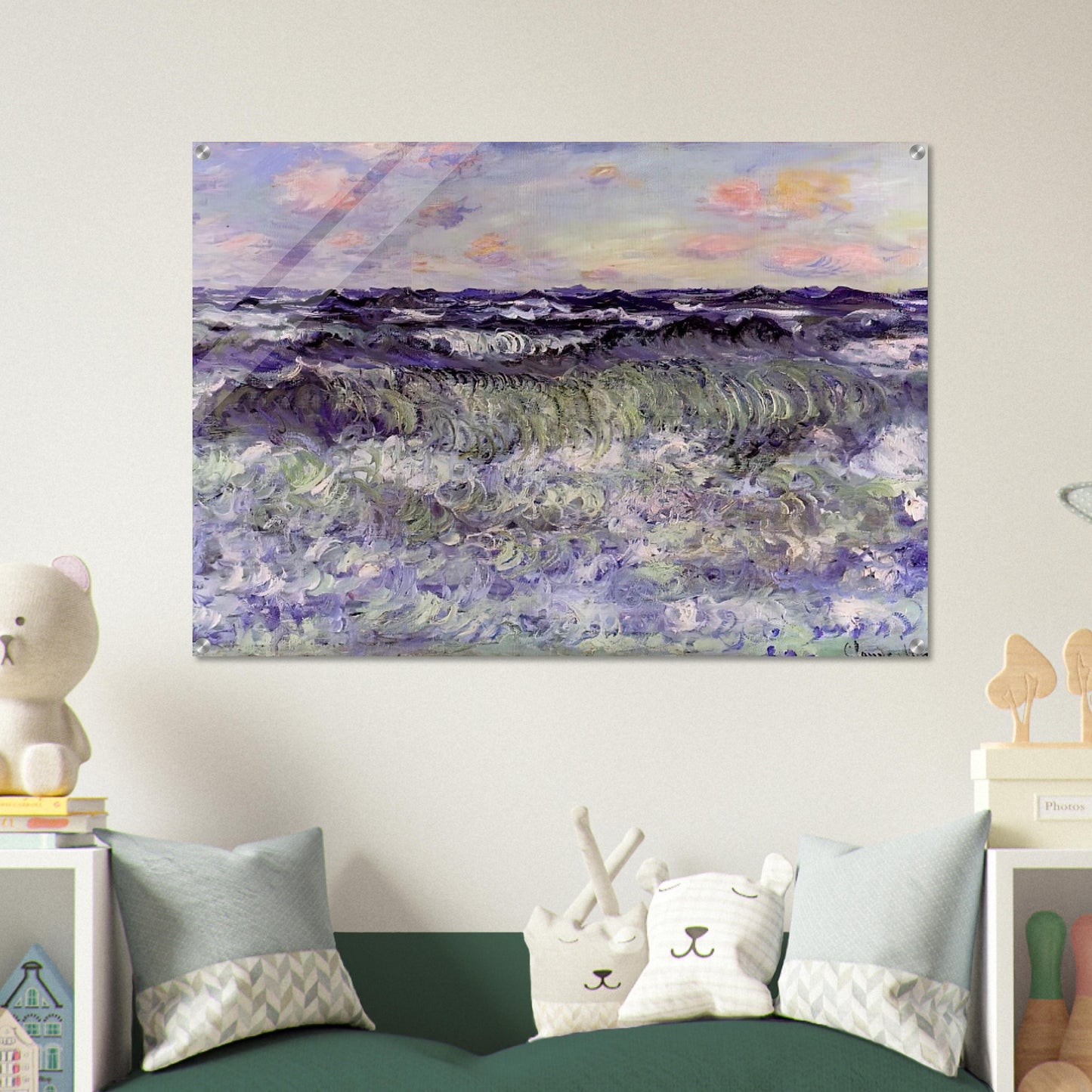 Sea Study - claude monet Acrylic Print - 70x100 cm / 28x40″ inches