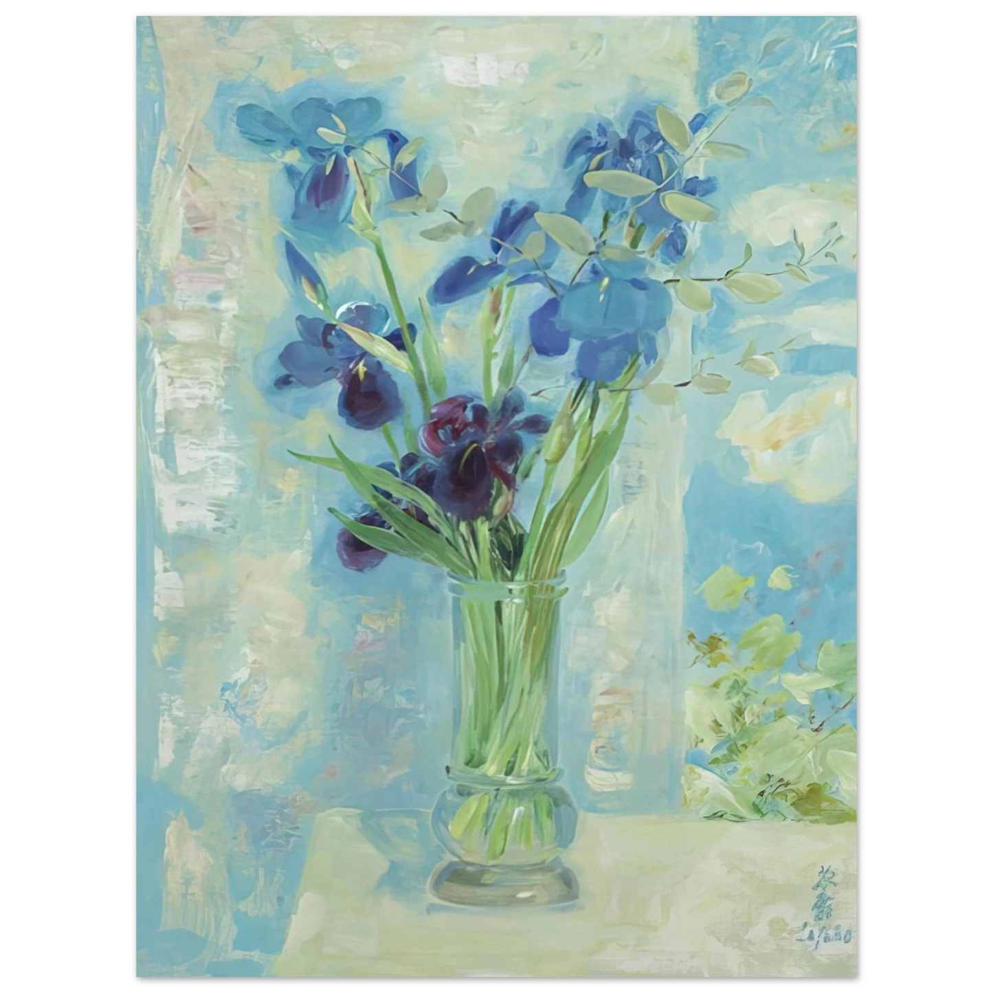 Le Pho - Fleurs - Post-Impressionism Fine Art Poster - Default Title
