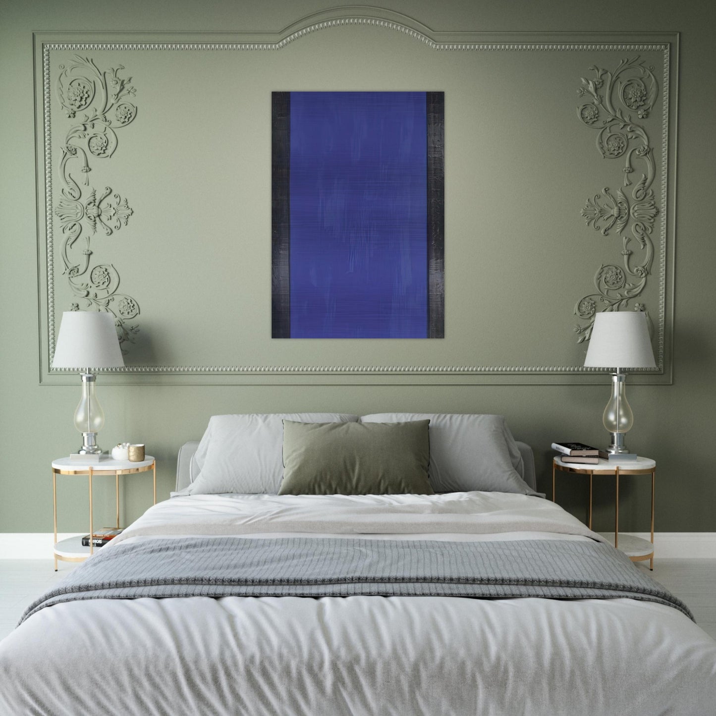 Untitled blue - Color Field Painting - Gunther Forg Brushed Aluminum Print - 70x100 cm / 28x40 inches | Gunther Forg Aluminum Print | Gunther Forg Prints