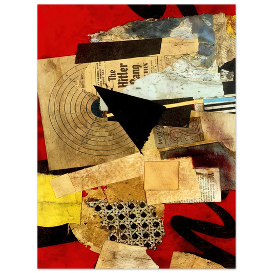 Kurt Schwitters - HITLER GANG 1944 Fine Art Poster - Default Title