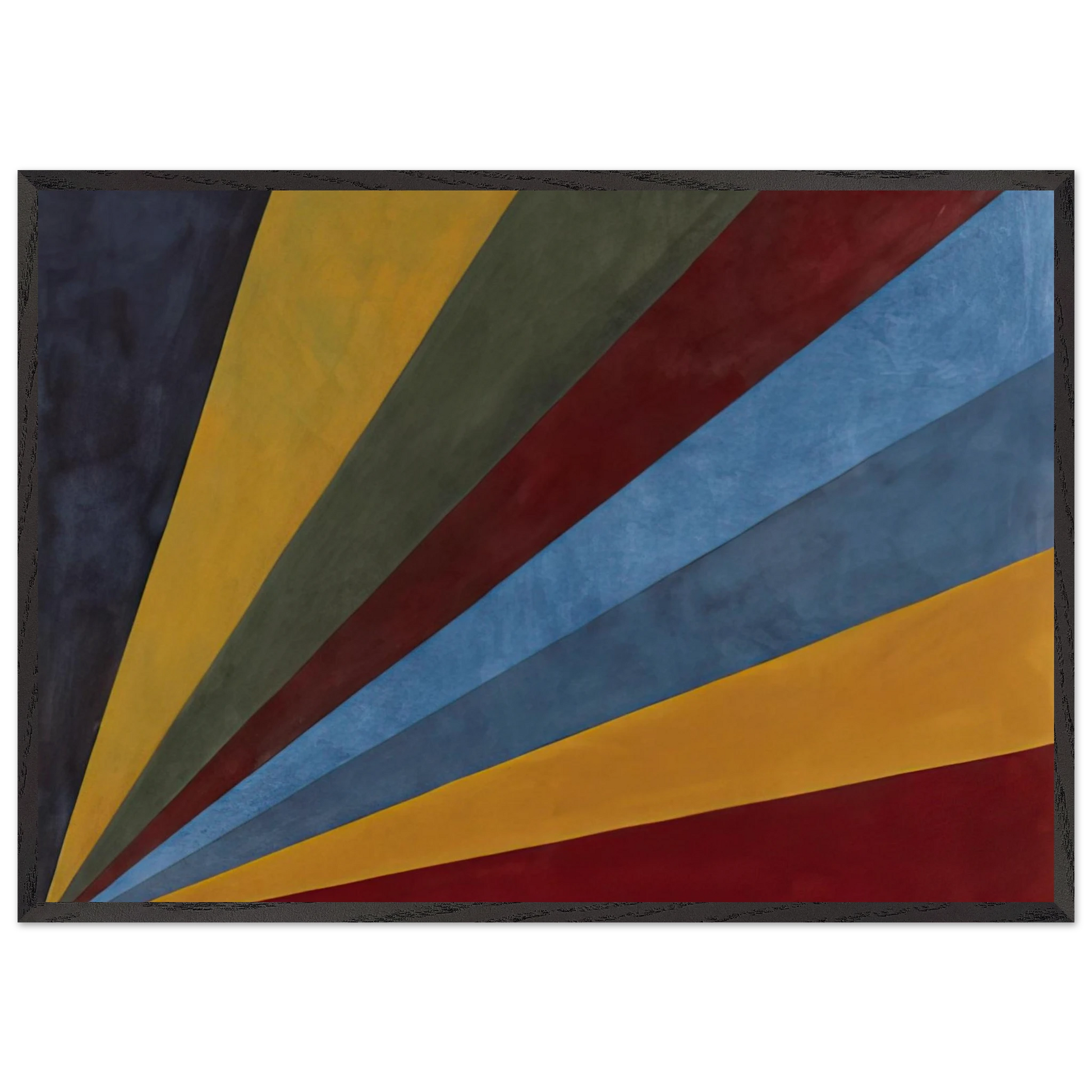 Colors from Corners - Sol LeWitt Framed Art Print – Black Wooden Frame - Default Title - -Framed Art Print