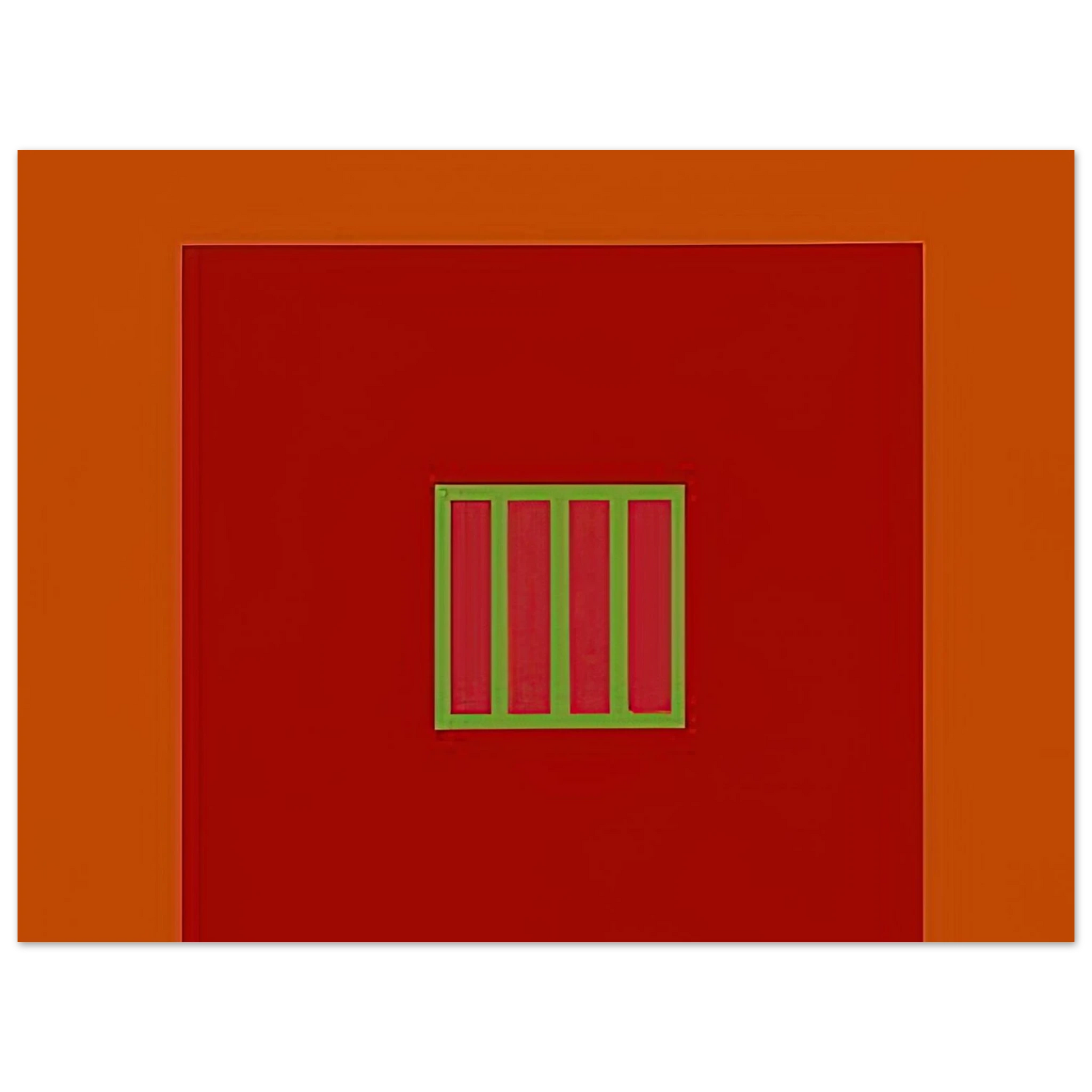 Peter Halley - Day-Glo Prison - 1982 Fine Art Poster - Default Title