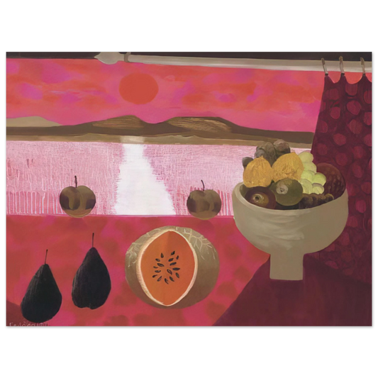 Mary Fedden - Still life with fruit - 1997 Fine Art Poster - Default Title
