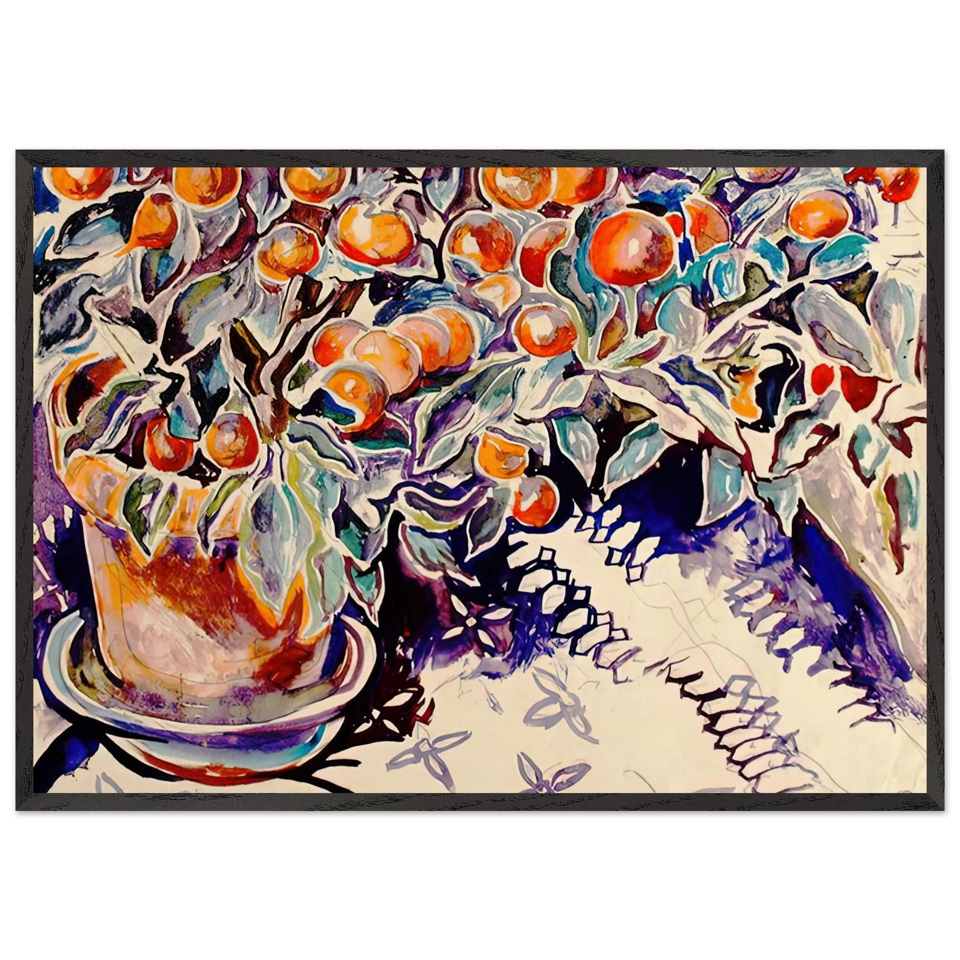 Walter Anderson N16 - Walter Inglis Anderson Framed Art Print – Black Wooden Frame - Default Title - -Framed Art Print