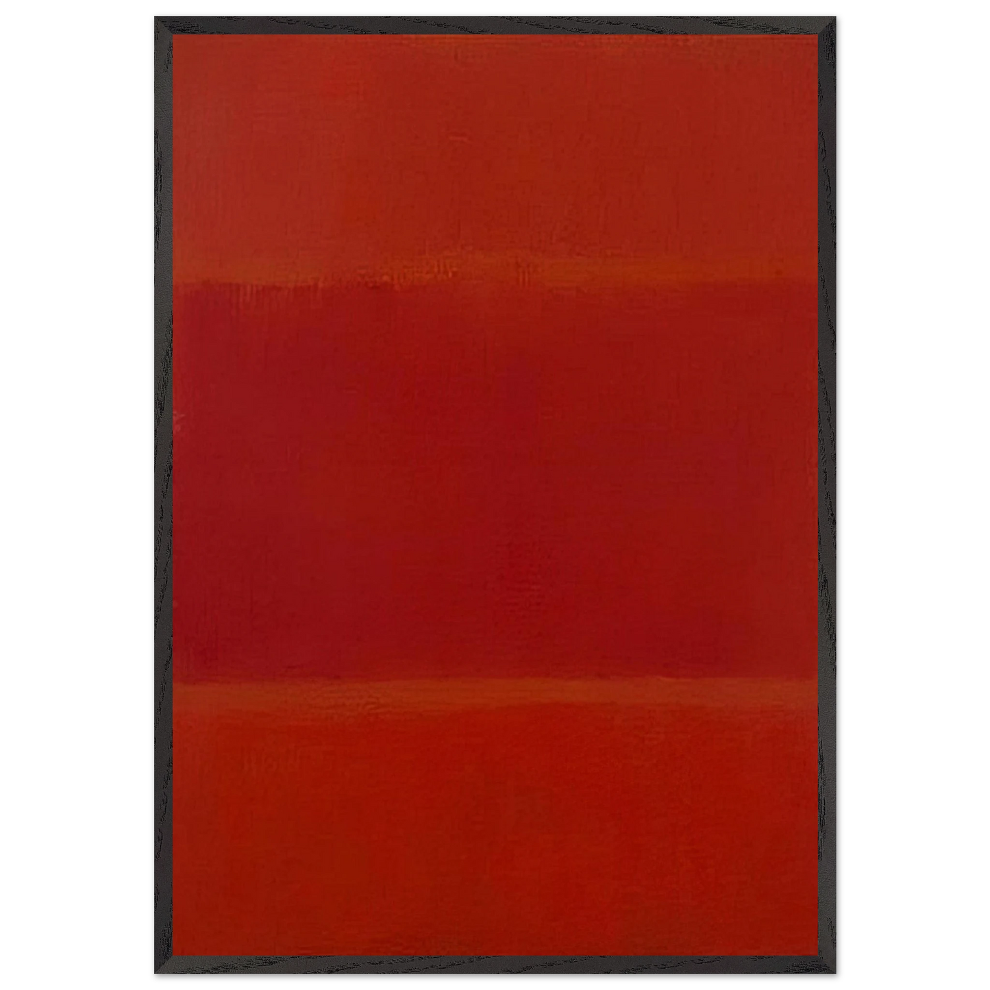 Red and Orange - 1955 - Mark Rothko Framed Art Print – Black Wooden Frame - Default Title - -Framed Art Print