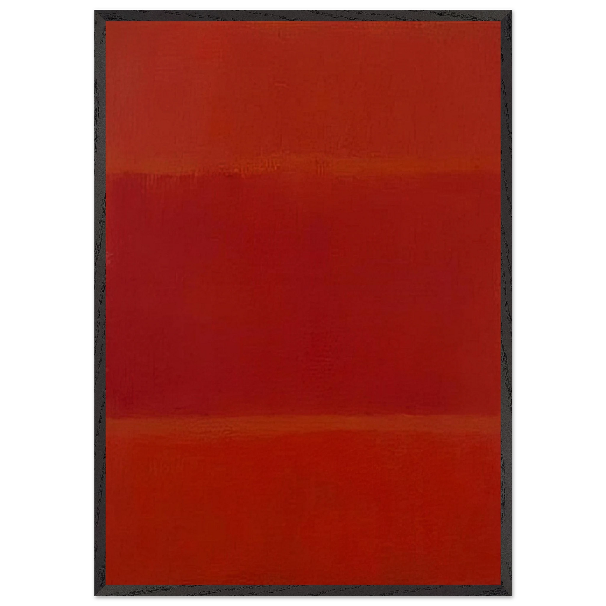 Red and Orange - 1955 - Mark Rothko Framed Art Print – Black Wooden Frame - Default Title - -Framed Art Print