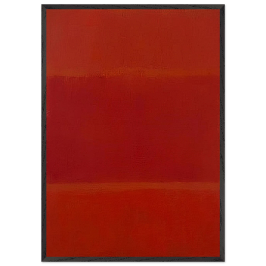 Red and Orange - 1955 - Mark Rothko Framed Art Print – Black Wooden Frame - Default Title - -Framed Art Print