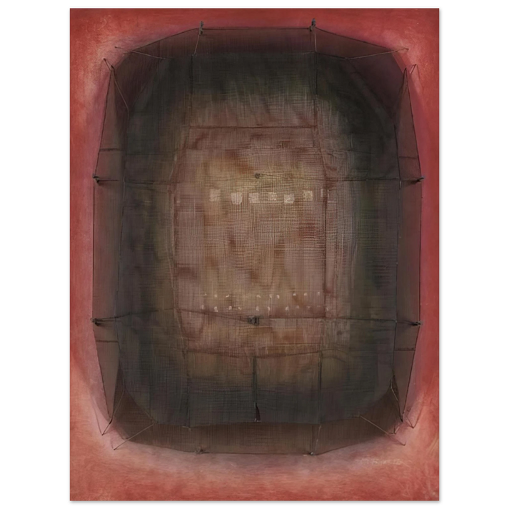 Manuel Rivera - Espejo PÃƒÂºrpura - Art Informel  75x100 cm / 30x40inches Fine Art Poster