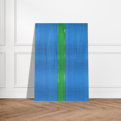 Composition bleue et verte - 1988 - Gunther Forg Brushed Aluminum Print - 70x100 cm / 28x40 inches | Gunther Forg Aluminum Print | Gunther Forg Prints
