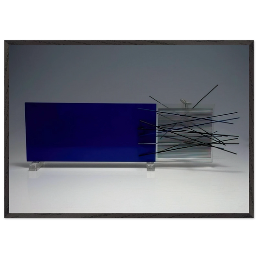 KINETIC OBJECT - Jesus Rafael Soto Framed Art Print – Black Wooden Frame - Default Title - -Framed Art Print