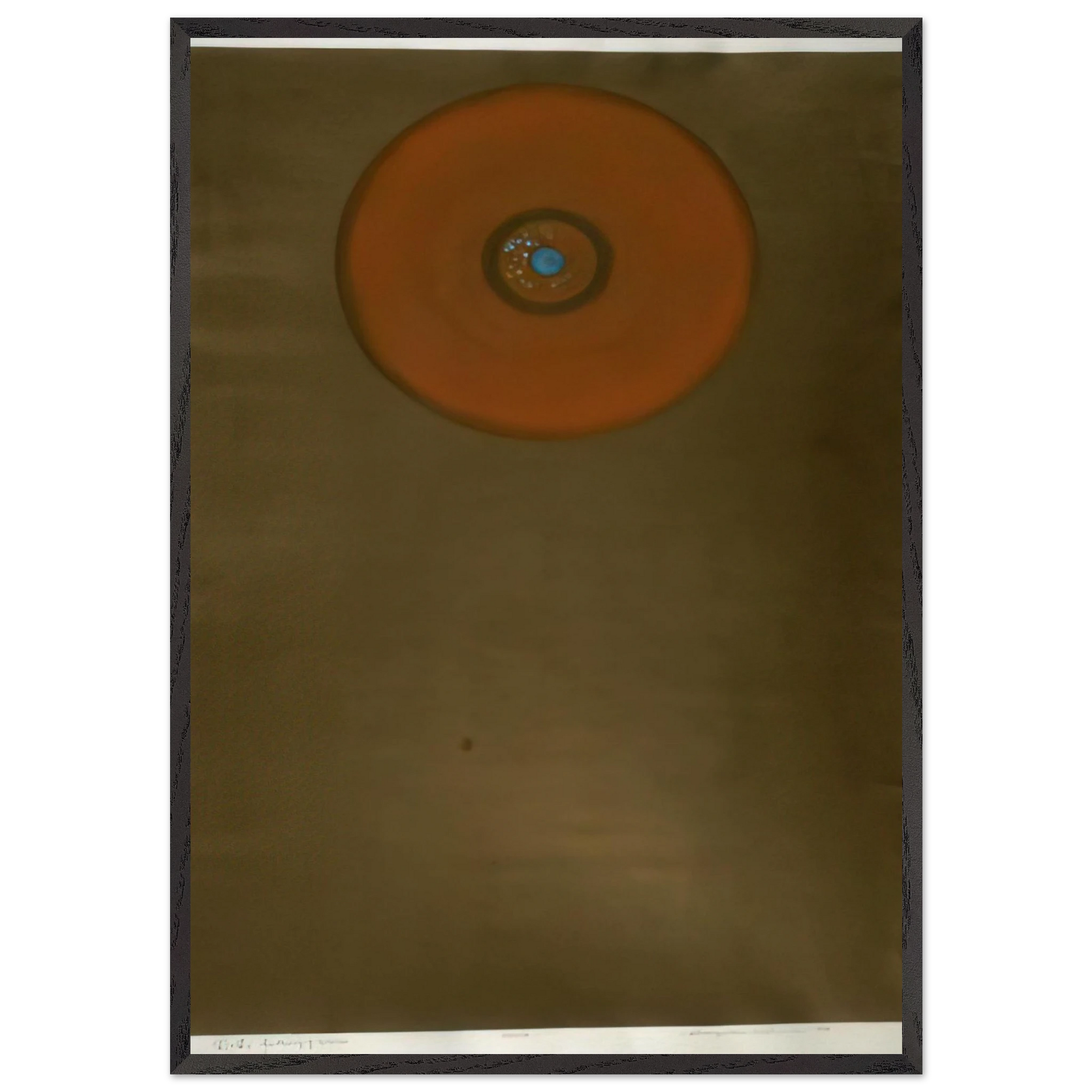 Gathering of Circles - 1964 - Hiroyuki Tajima Framed Art Print – Black Wooden Frame - Default Title - -Framed Art Print