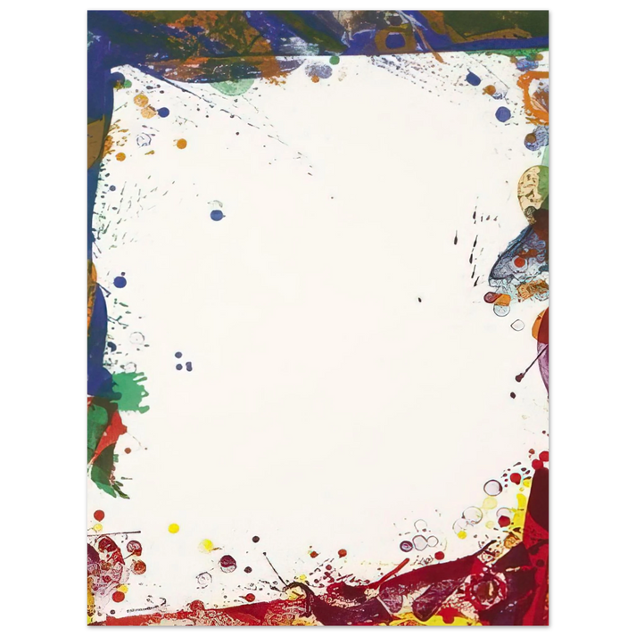 Sam Francis - Sulfur Sails  75x100 cm / 30x40inches Fine Art Poster