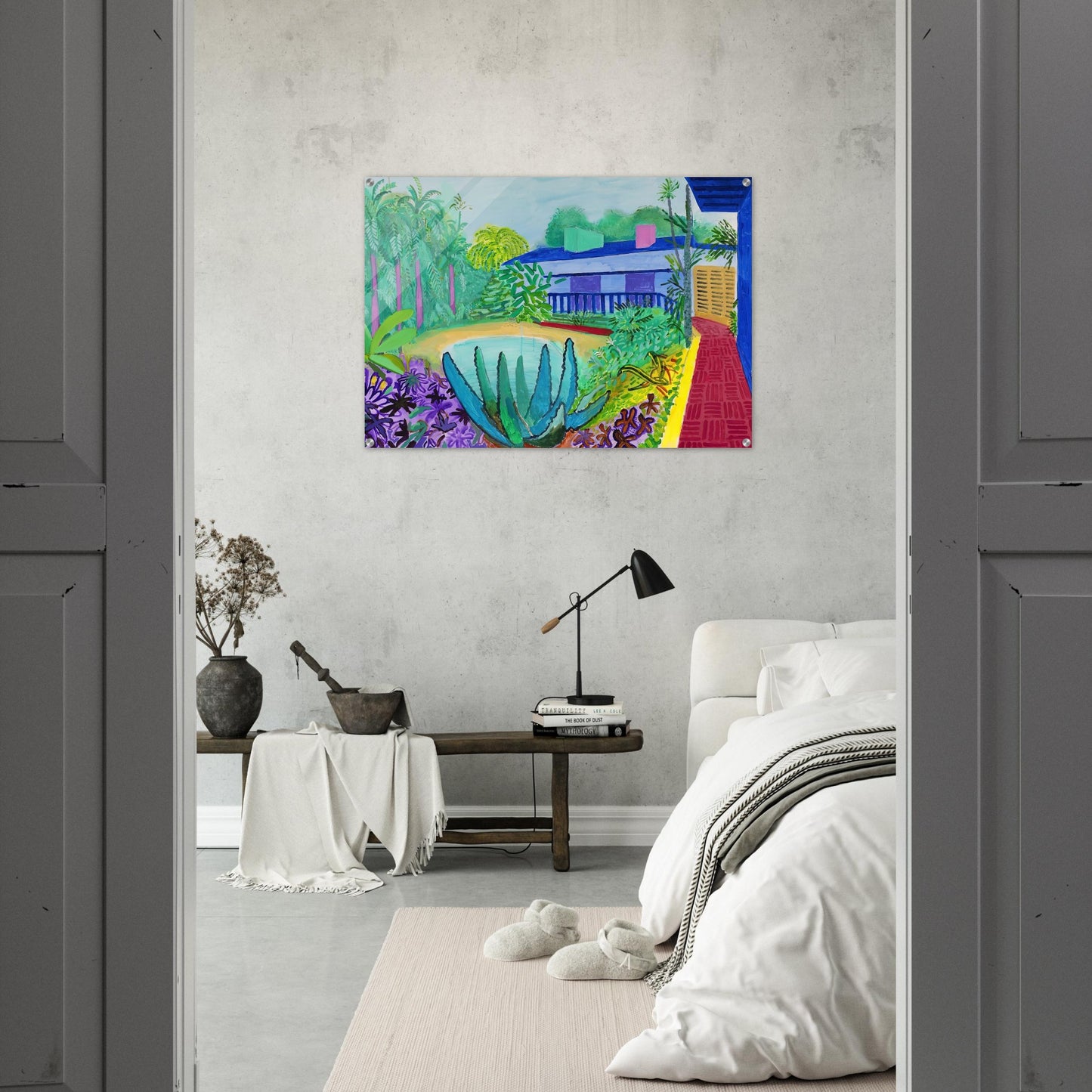 David Hockney - David Hockney Acrylic Print - 70x100 cm / 28x40″ inches | David Hockney Art | Artwork by David Hockney