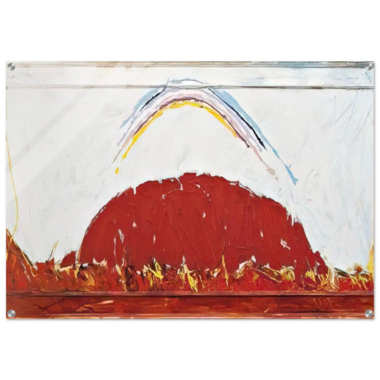 Paesaggio in Australia - 1984 - Mario Schifano Acrylic Print - 70x100 cm / 28x40″ inches