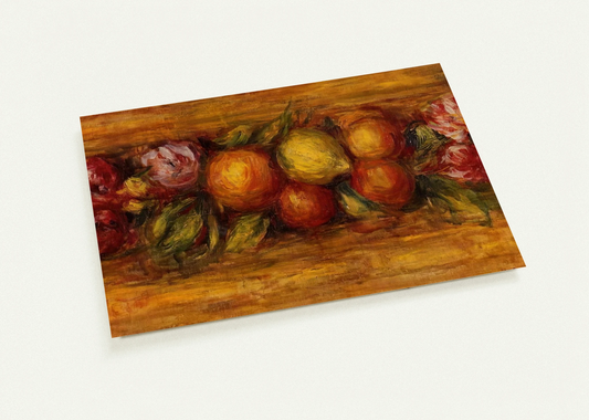 Garland of Fruit and Flowers By Pierre-Auguste Renoir Pack of 10 Post Cards | Pierre-Auguste Renoir Post Cards | A6 (10.5 x 14.8 cm) - 4.1 x 5.8 inches