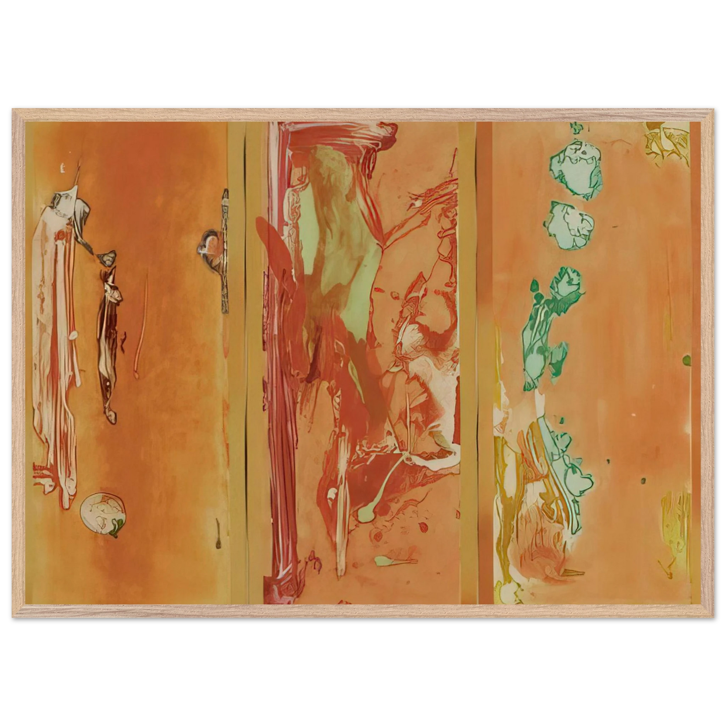 Helen Frankenthaler - Gateway - 1988 Wall art - 30x45 cm / 12x18 inches - Fine Art Poster - -