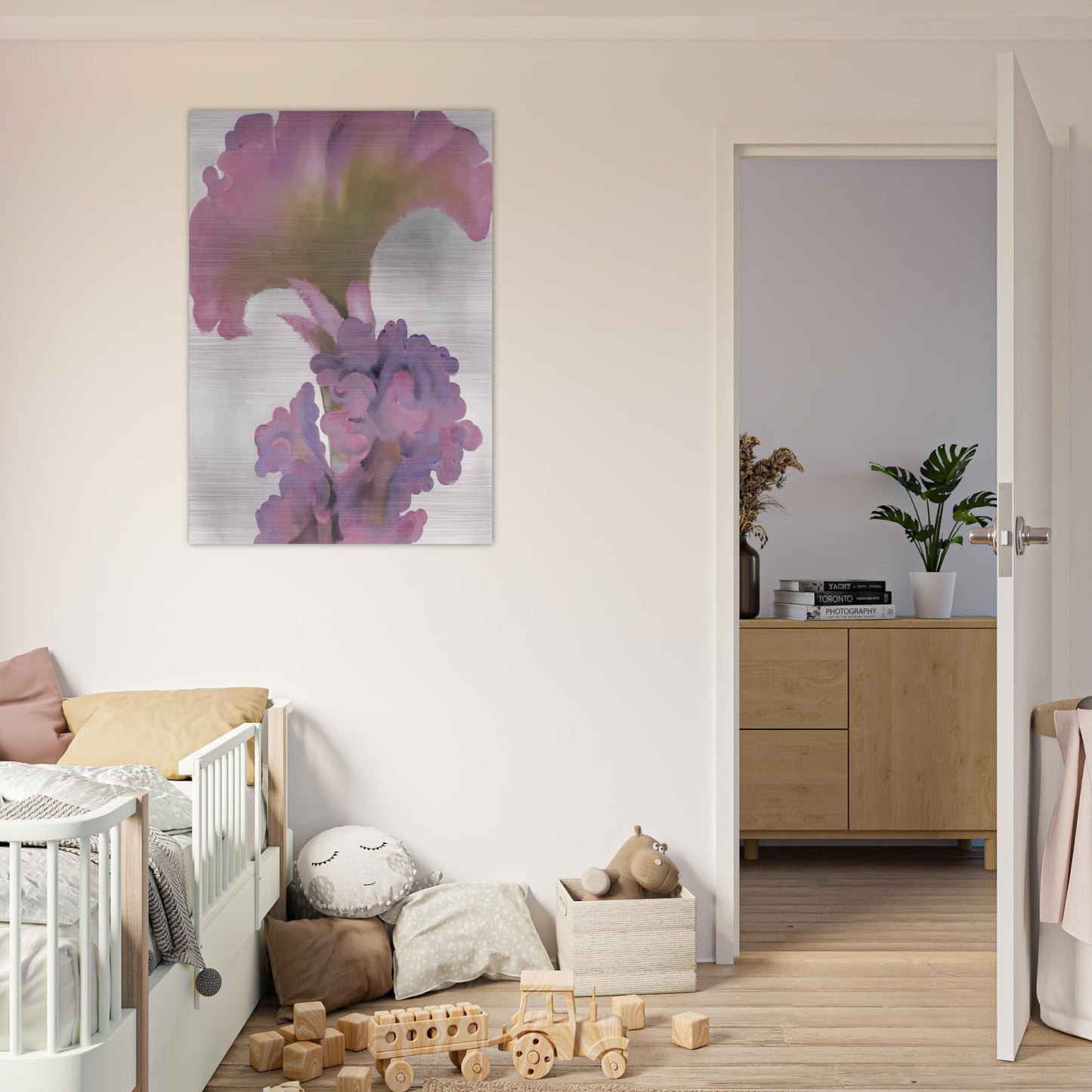 Coxcomb - Georgia O'Keeffe Brushed Aluminum Print - 70x100 cm / 28x40 inches | Georgia O'Keeffe Aluminum Print | Georgia O'Keeffe Prints