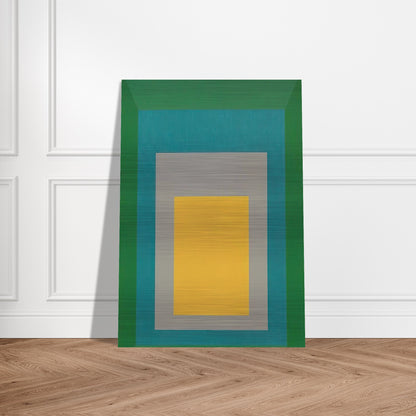 HOMAGE TO THE SQUARE APPARITION 1959 - Josef Albers Brushed Aluminum Print - 70x100 cm / 28x40 inches | Josef Albers Aluminum Print | Josef Albers Prints