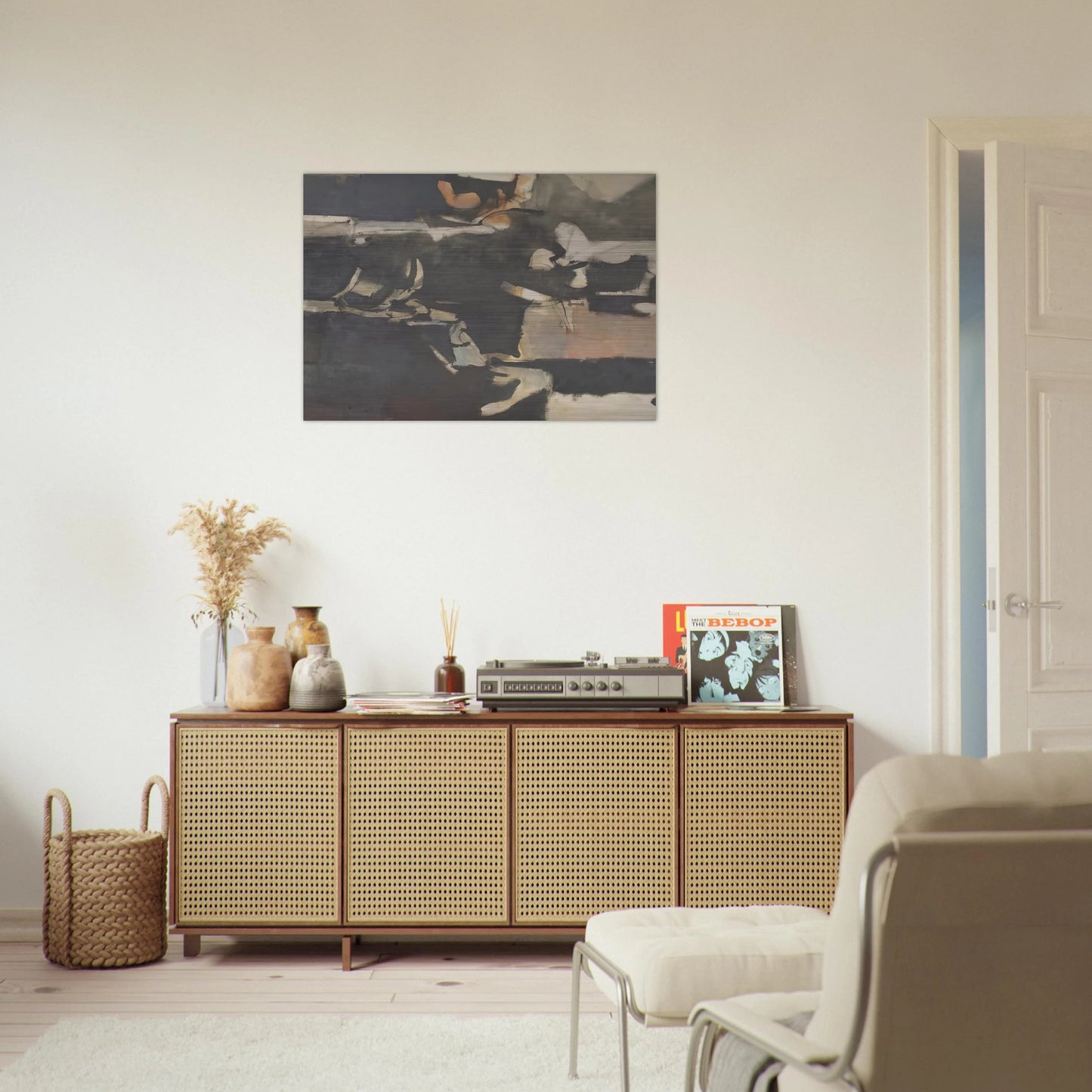 Albuquerque #20 - Richard Diebenkorn Brushed Aluminum Print - 70x100 cm / 28x40 inches | Richard Diebenkorn Aluminum Print | Richard Diebenkorn Prints