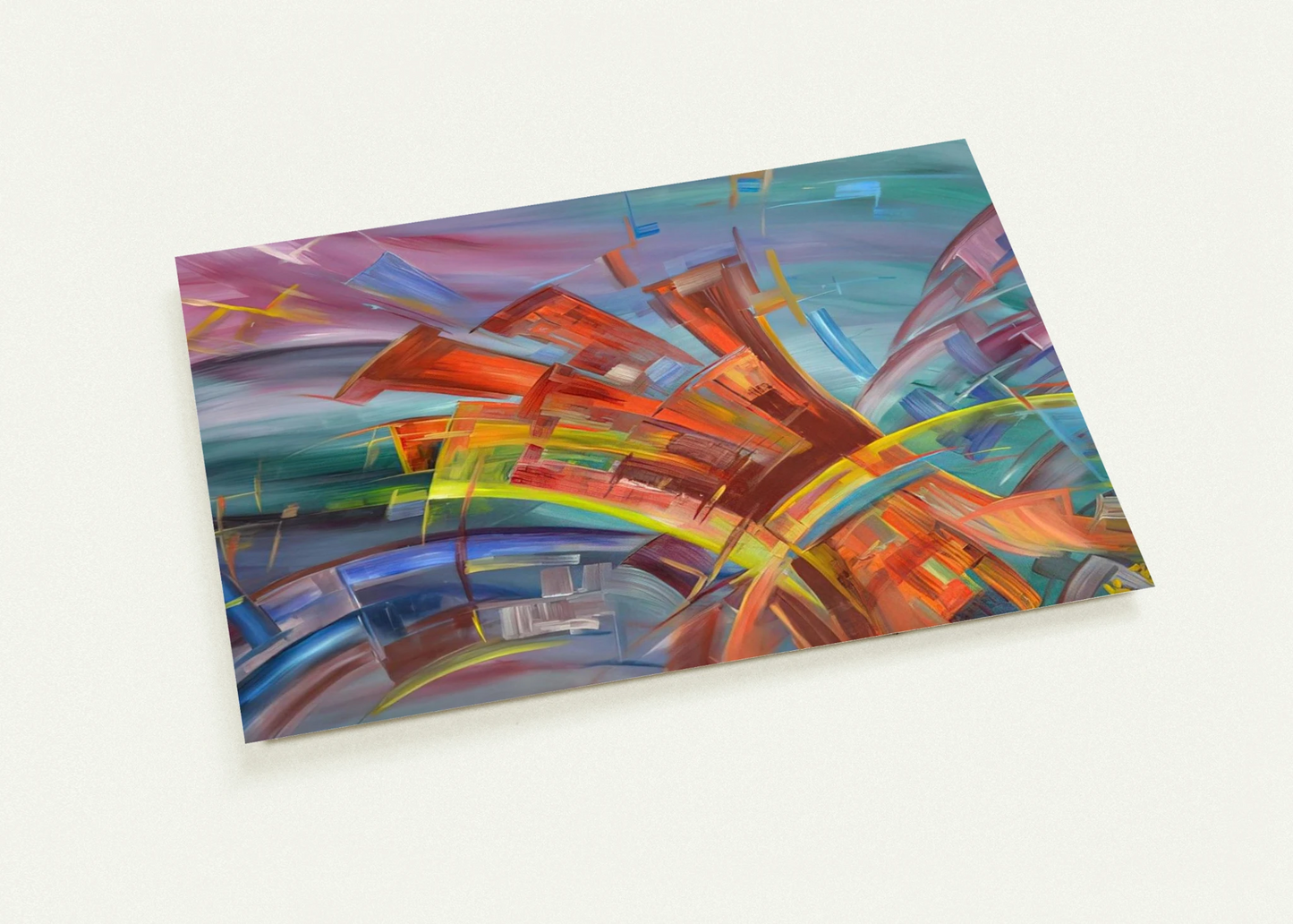 Explosion and Dynamics By Konrad Zuse Pack of 10 Post Cards | Konrad Zuse Post Cards | A6 (10.5 x 14.8 cm) - 4.1 x 5.8 inches