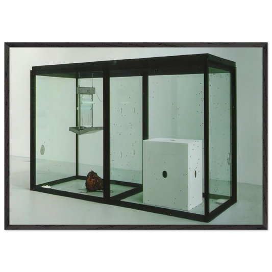 A THOUSAND YEARS - Damien Hirst Framed Art Print – Black Wooden Frame - Default Title - -Framed Art Print