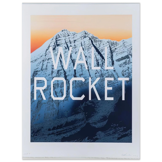 Edward Ruscha - WALL ROCKET 2013 Fine Art Poster - Default Title