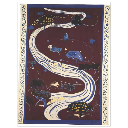 Brett Whiteley - The River - figurative Fine Art Poster - Default Title