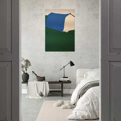 Camping II - 1970 - Ralston Crawford Brushed Aluminum Print - 70x100 cm / 28x40 inches | Ralston Crawford Aluminum Print | Ralston Crawford Prints