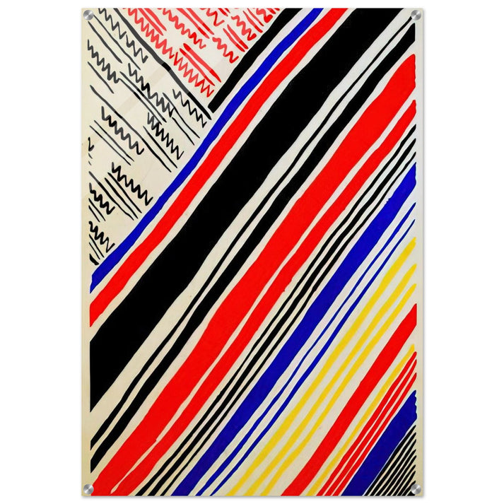 COMPOSITION 11 - Sonia Delaunay Acrylic Print - 70x100 cm / 28x40″ inches | Sonia Delaunay Wall Art | Sonia Delaunay Prints