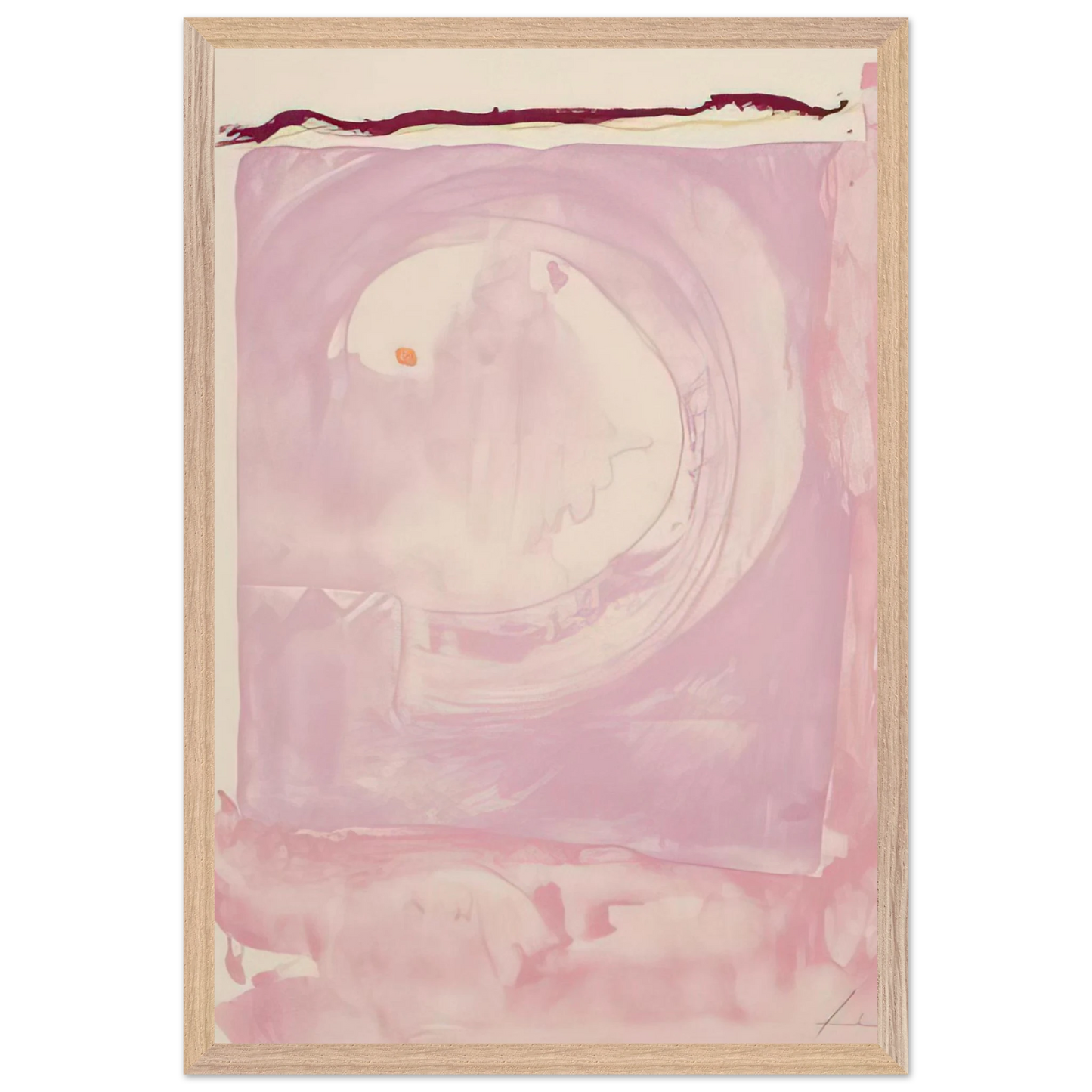 Helen Frankenthaler - Reflections IX - 1995 Wall art - 20x25 cm / 8x10 inches - Fine Art Poster - -