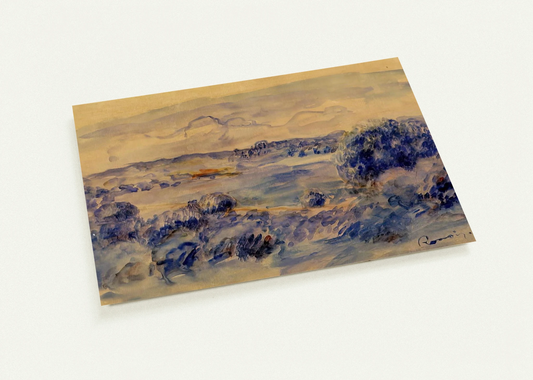 Guernsey Landscape By Pierre-Auguste Renoir Pack of 10 Post Cards | Pierre-Auguste Renoir Post Cards | A6 (10.5 x 14.8 cm) - 4.1 x 5.8 inches