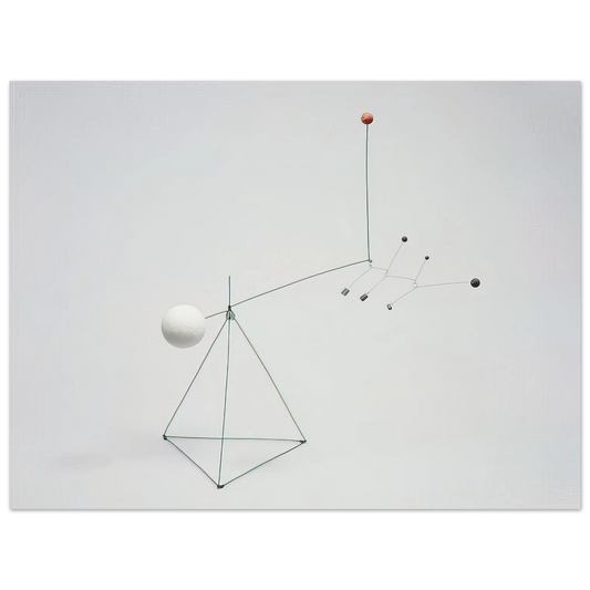 Alexander Calder - SMALL FEATHERS 1931 Fine Art Poster - 13x18 cm / 5x7 inches