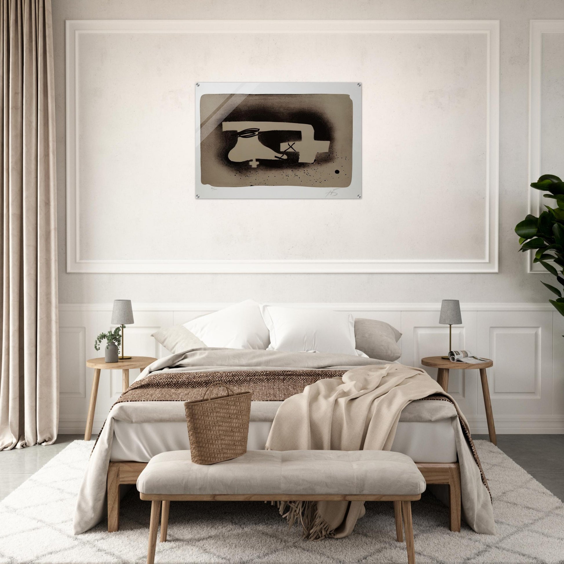ERINNERUNGEN I 1988 - Antoni Tapies Acrylic Print - 70x100 cm / 28x40″ inches | Antoni Tapies Wall Art | Antoni Tapies Prints