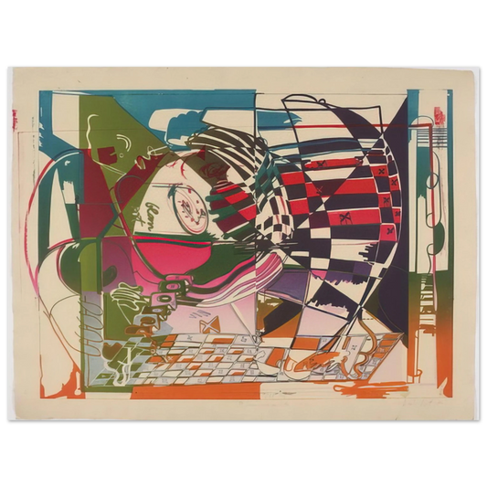 Dieter Roth - Double Somersault - 1972 Fine Art Poster - Default Title