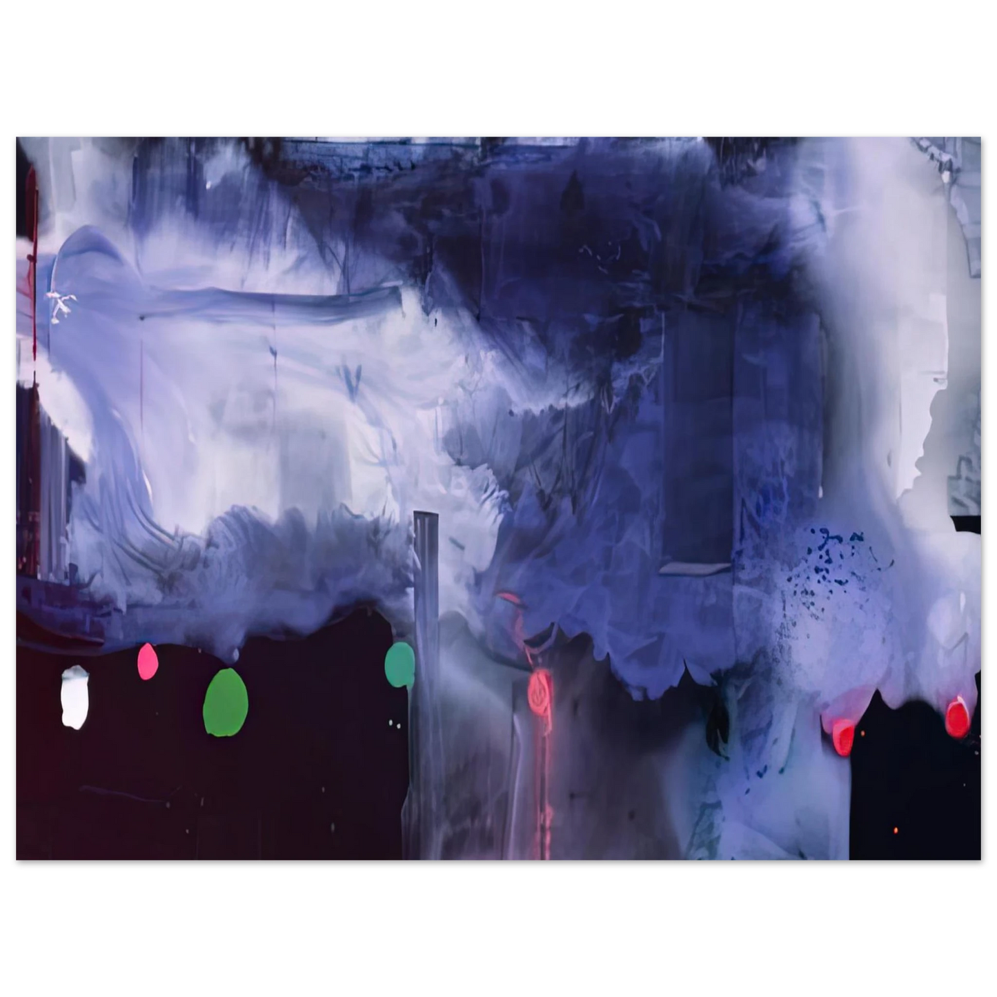 Helen Frankenthaler - Star Gazing, 1989- Wall Art - 60x80 cm / 24x32 inches - Premium Wooden Framed Poster With Fine Art Paper - Black frame