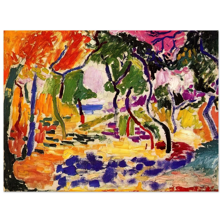 Henri Matisse - COUNTRYSIDE AT COLLIOURE 1905  75x100 cm / 30x40inches Fine Art Poster