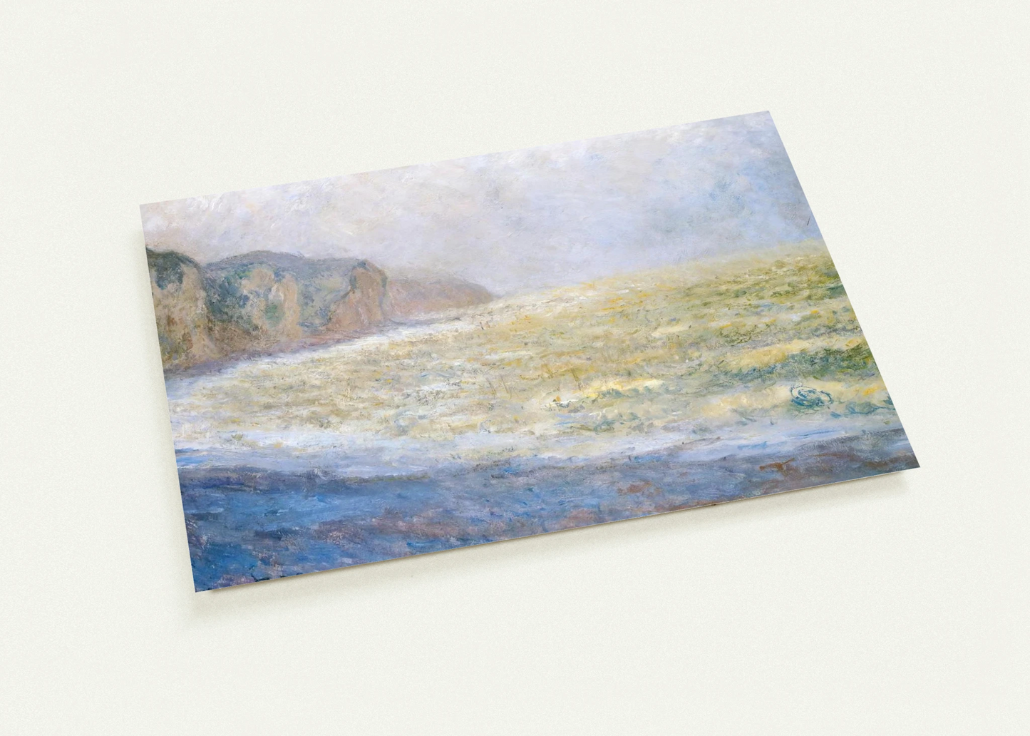 Cliff at Pourville By claude monet Pack of 10 Post Cards | claude monet Post Cards | A6 (10.5 x 14.8 cm) - 4.1 x 5.8 inches