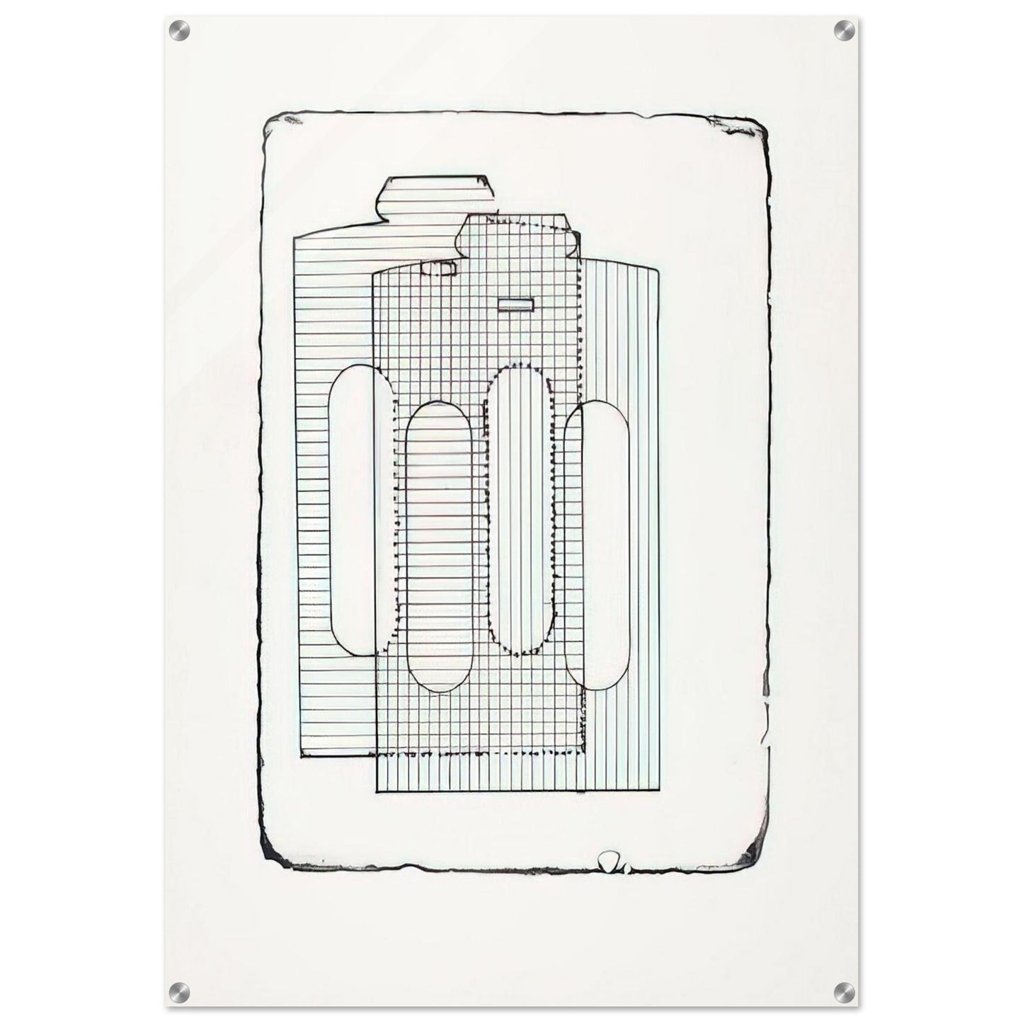 Hemdenstein - 1971 - Dieter Roth Acrylic Print - 70x100 cm / 28x40″ inches | Dieter Roth Wall Art | Dieter Roth Prints